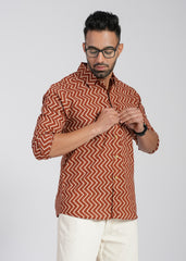 Cotton Printed Full Sleeve Shirt