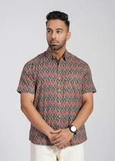 Cotton Printed Half Sleeve Shirt
