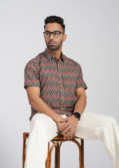 Cotton Printed Half Sleeve Shirt