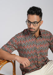 Cotton Printed Half Sleeve Shirt