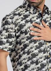 Cotton Printed Half Sleeve Shirt