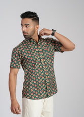 Cotton Printed Half Sleeve Shirt