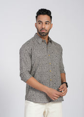 Cotton Printed Full Sleeve Shirt