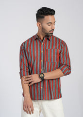 Cotton Printed Full Sleeve Shirt