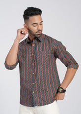Cotton Printed Full Sleeve Shirt