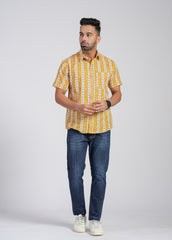 Cotton Printed Half Sleeve Shirt