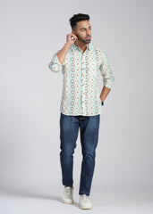 Cotton Printed Full Sleeve Shirt
