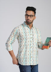 Cotton Printed Full Sleeve Shirt