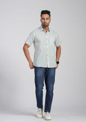 Cotton Printed Half Sleeve Shirt