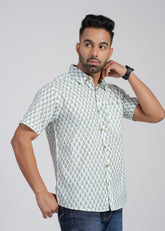 Cotton Printed Half Sleeve Shirt