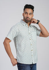 Cotton Printed Half Sleeve Shirt