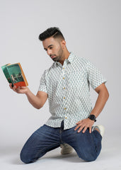 Cotton Printed Half Sleeve Shirt