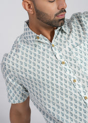 Cotton Printed Half Sleeve Shirt