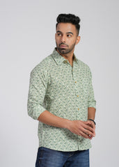 Cotton Printed Full Sleeve Shirt
