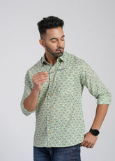 Cotton Printed Full Sleeve Shirt