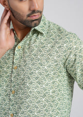 Cotton Printed Full Sleeve Shirt