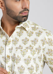 Cotton Printed Half Sleeve Shirt