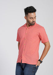 Cotton Printed Half Sleeve Shirt