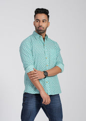 Cotton Printed Full Sleeve Shirt