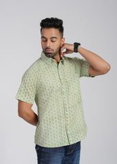 Cotton Printed Half Sleeve Shirt