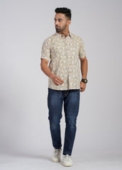 Cotton Printed Half Sleeve Shirt