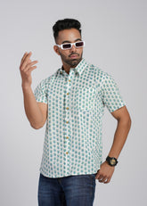 Cotton Printed Half Sleeve Shirt