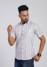 Cotton Printed Half Sleeve Shirt