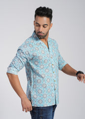 Cotton Printed Full Sleeve Shirt