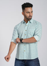 Cotton Printed Full Sleeve Shirt