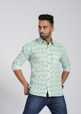 Cotton Printed Full Sleeve Shirt