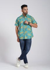 Cotton Printed Half Sleeve Shirt