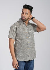 Cotton Printed Half Sleeve Shirt