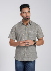 Cotton Printed Half Sleeve Shirt