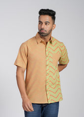Cotton Printed Half Sleeve Shirt