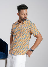 Cotton Printed Half Sleeve Shirt