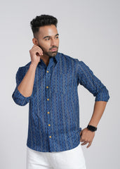 Cotton Printed Full Sleeve Shirt