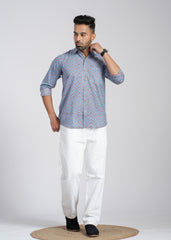 Cotton Printed Full Sleeve Shirt