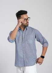 Cotton Printed Full Sleeve Shirt