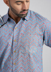 Cotton Printed Full Sleeve Shirt