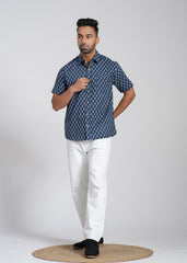 Cotton Printed Half Sleeve Shirt