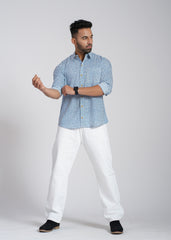 Cotton Printed Full Sleeve Shirt