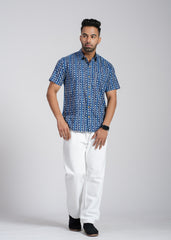 Cotton Printed Half Sleeve Shirt