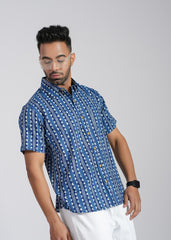 Cotton Printed Half Sleeve Shirt