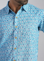 Cotton Printed Full Sleeve Shirt