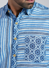 Cotton Printed Half Sleeve Shirt