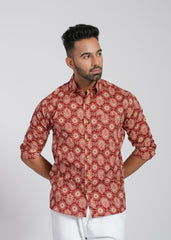 Cotton Printed Full Sleeve Shirt