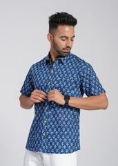 Cotton Printed Half Sleeve Shirt