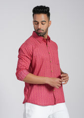 Cotton Printed Full Sleeve Shirt