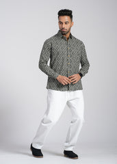 Cotton Printed Full Sleeve Shirt