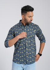 Cotton Printed Full Sleeve Shirt